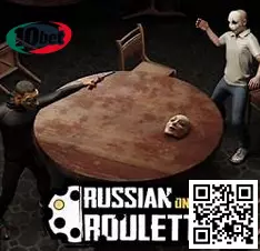 Vista central de Russian Roulette digital con botones de acción y mesa virtual