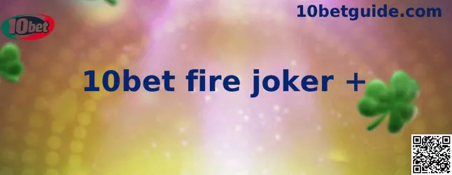 Vista del juego 10bet fire joker plus